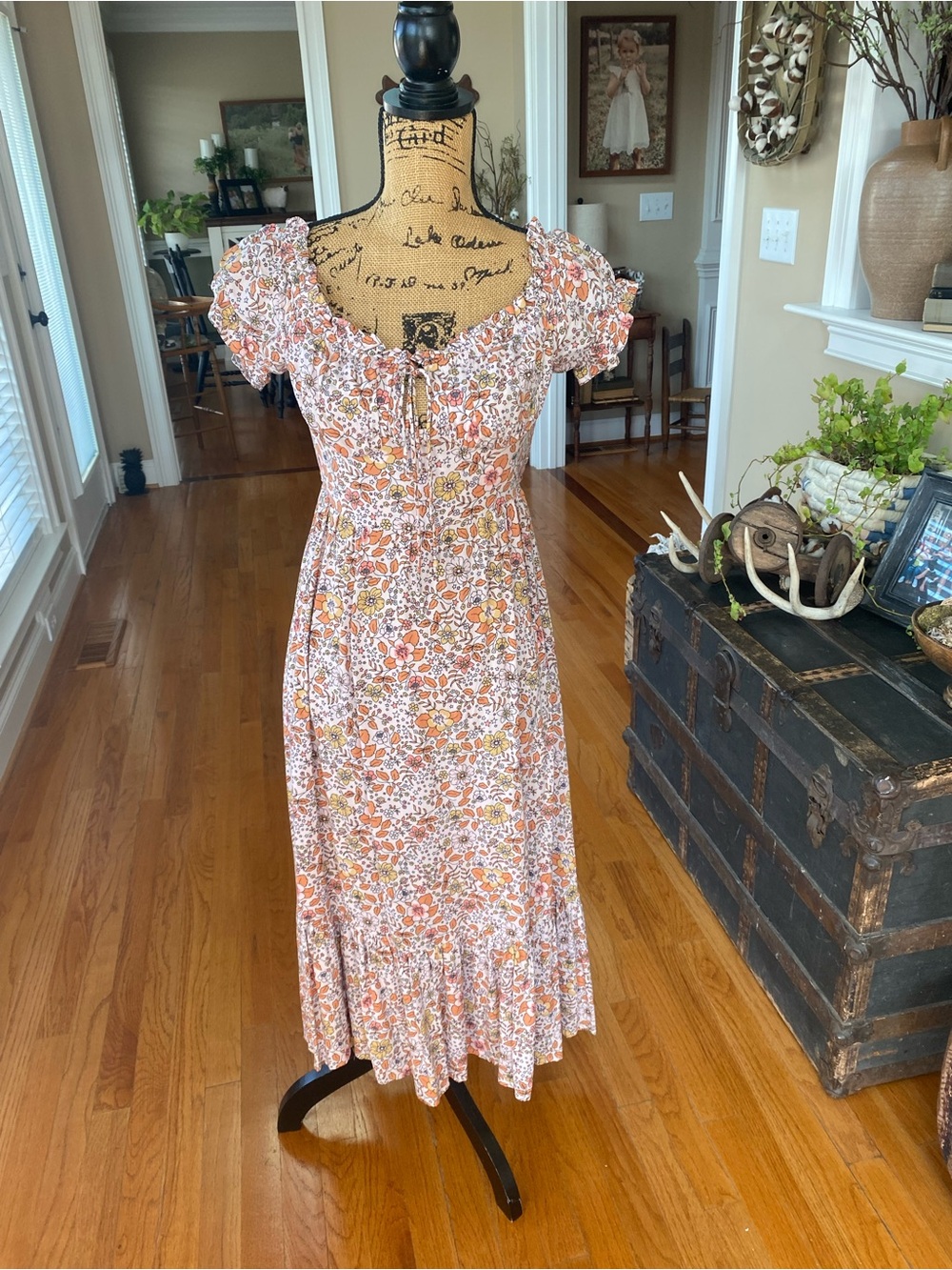 Peasant Boho Dress by Ruby Sees